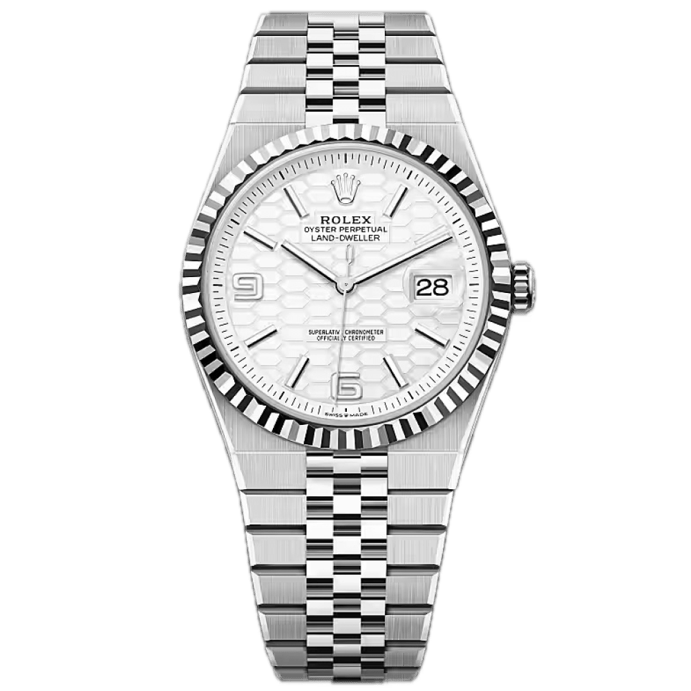 Rolex Land-Dweller 40 acél karóra - Teljes szett